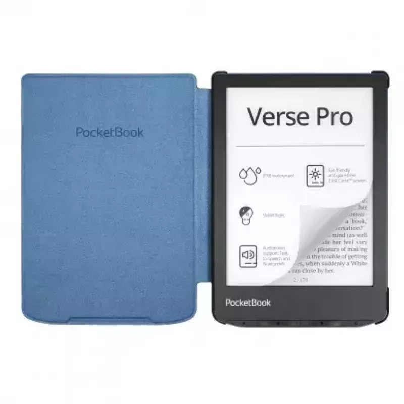 PocketBook H-S-634-B-WW funda Shell para Verse / Verse Pro 6" (15,2 cm), azul