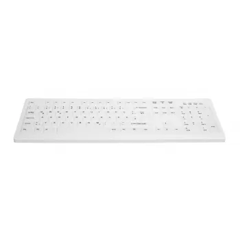 Teclado Contour Design Active Key AK-C8100F-FUS-W/GE médico RF Wireless QWERTZ Alemán Blanco
