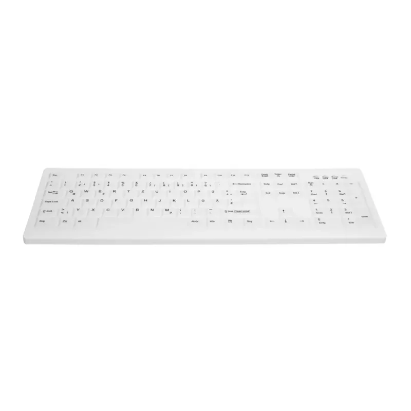 Teclado Contour Design Active Key AK-C8100F-FUS-W/GE médico RF Wireless QWERTZ Alemán Blanco