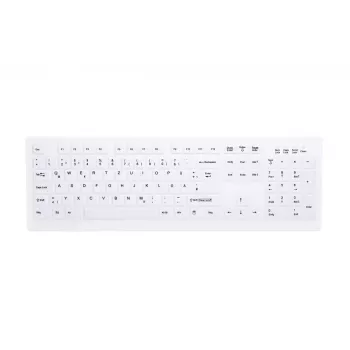 Teclado Contour Design Active Key AK-C8100F-FUS-W/GE médico RF Wireless QWERTZ Alemán Blanco