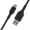 Cable USB Belkin CAB001BT1MBK 1m USB A USB C Negro