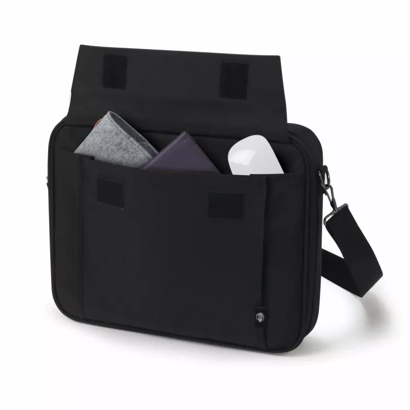 Funda para portátil DICOTA Eco Multi Base - 13-14.1in - Negra / 300d Rpet Poliéster