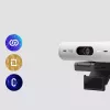 Webcam Logitech Brio 500 Full HD 4MP USB-C Blanca