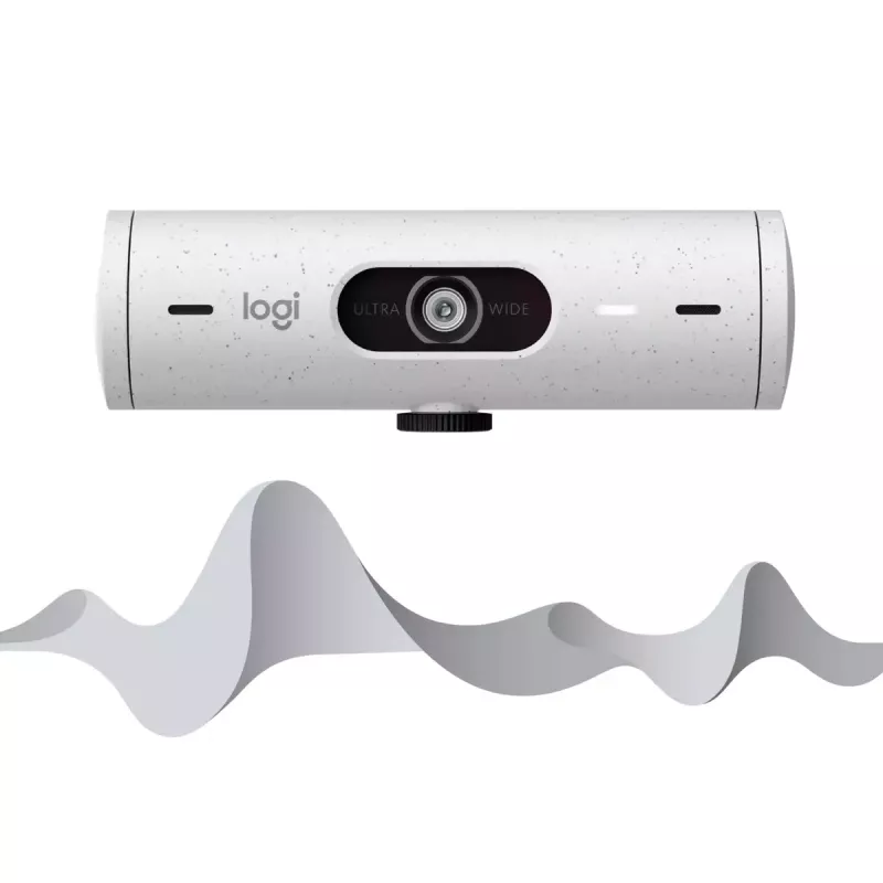 Webcam Logitech Brio 500 Full HD 4MP USB-C Blanca