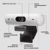Webcam Logitech Brio 500 Full HD 4MP USB-C Blanca