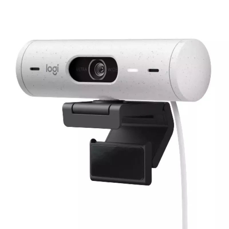 Webcam Logitech Brio 500 Full HD 4MP USB-C Blanca