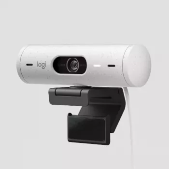 Webcam Logitech Brio 500 Full HD 4MP USB-C Blanca