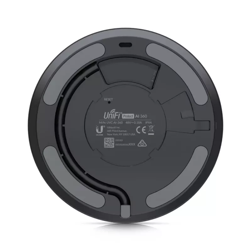Cámara de vigilancia IP domo UBIQUITI NETWORKS Ai 360 para interior y exterior, 1920 x 1920 píxeles, montaje en techo