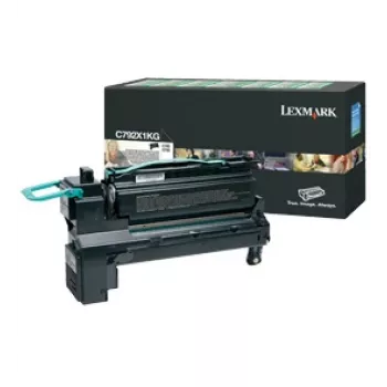 Cartucho de tóner LEXMARK – C792 – rendimiento extra alto programa de devolución – 20.000 páginas – negro
