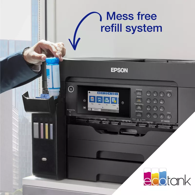 Epson EcoTank ET-16655 inyección de tinta A3 4800 x 1200 DPI 32 ppm Wi-Fi