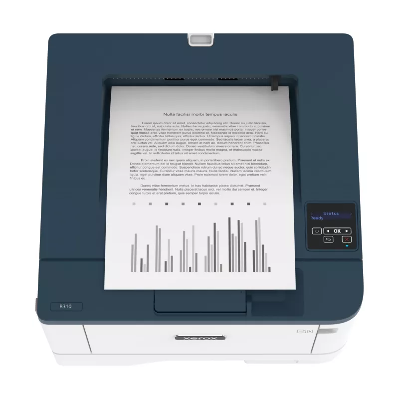 Xerox B310 A4 40ppm impresora inalámbrica dúplex PS3 PCL5e/6 2 bandejas total 350 hojas