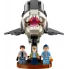 Juguete de construcción LEGO Ideas 21350 Jaws Set — 1497 piezas, 3 minifiguras, barco y tiburón icónico, recomendado a partir de 18 años