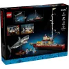 Juguete de construcción LEGO Ideas 21350 Jaws Set — 1497 piezas, 3 minifiguras, barco y tiburón icónico, recomendado a partir de 18 años