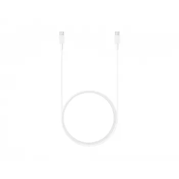 Cable Samsung USB-C a USB-C 3A 1,8 m — conector USB-C a USB-C, blanco