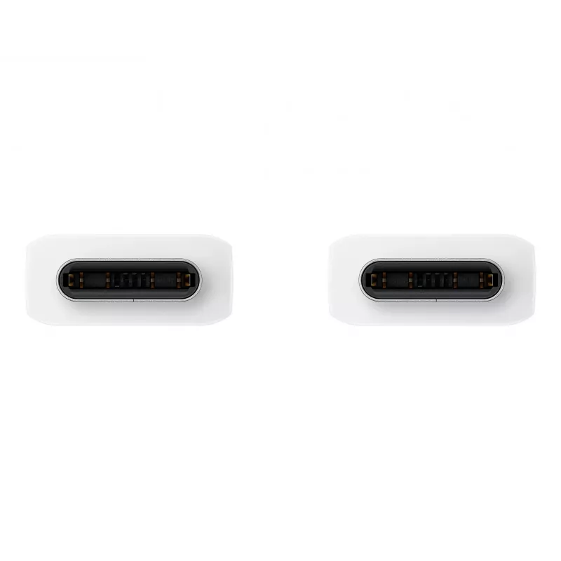 Cable Samsung USB-C a USB-C 3A 1,8 m — conector USB-C a USB-C, blanco