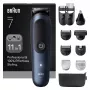 Cortapelos Braun AIO7540 negro azul litio-ion 120 min