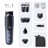 Cortapelos Braun AIO7540 negro azul litio-ion 120 min