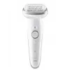 Depiladora BRAUN 9-011 3D Silk-epil 9 Flex Wet & Dry — 40 pinzas, batería, masaje, blanco/gris