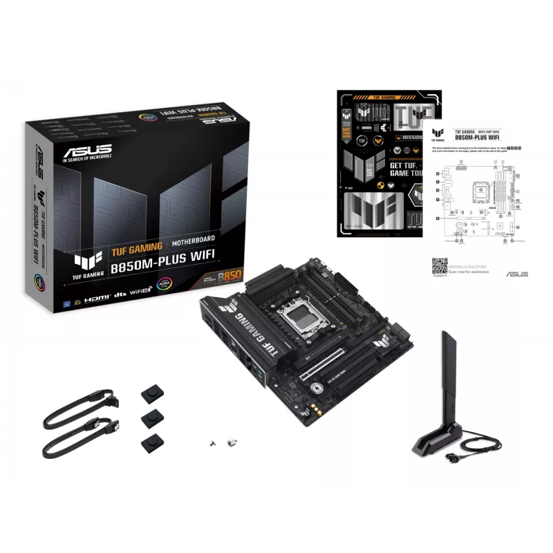 ASUS TUF GAMING B850M-PLUS WIFI AMD B850 Zócalo AM5 micro ATX