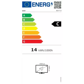 Acer Vero B7 B277Gbmiprzx Monitor 27