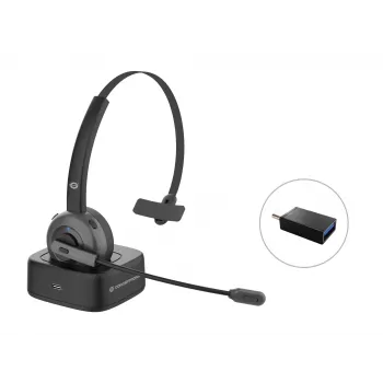 Conceptronic POLONA Auriculares Bluetooth inalámbricos con base de carga