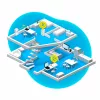 Powerline FRITZ 1260E Set WLAN 1200 Mbit/s Ethernet LAN Wi-Fi Blanco