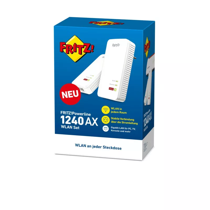 Powerline 1240 AX Set WLAN 1200 Mbit/s Ethernet LAN Wi-Fi Blanco 2 uds.
