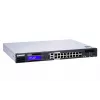 QNAP QGD-1600P Managed Gigabit Ethernet (10/100/1000) Power over Ethernet (PoE) 1U Negro, Gris