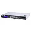 QNAP QGD-1600P Managed Gigabit Ethernet (10/100/1000) Power over Ethernet (PoE) 1U Negro, Gris