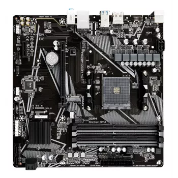 GIGABYTE A520M DS3H V2 Placa base - Compatible con CPUs AMD Ryzen 5000 Serie AM4, hasta 4733 MHz DDR4 (OC), PCIe 3.0 x16, GbE LAN, USB 3.2 Gen 1