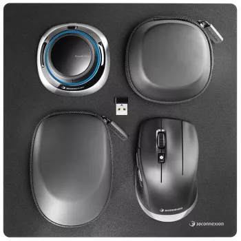 Ratón 3Dconnexion SpaceMouse Wireless Kit 2 RF Wireless + Bluetooth + USB Type-A (envase abierto)