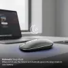 Inca IWM-531RA ratón inalámbrico y Bluetooth, 1600 DPI, botón 4D, silencioso, antracita