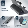Cellularline Book - Funda tipo libro para Galaxy A16 con compartimento para tarjetas y cierre magnético