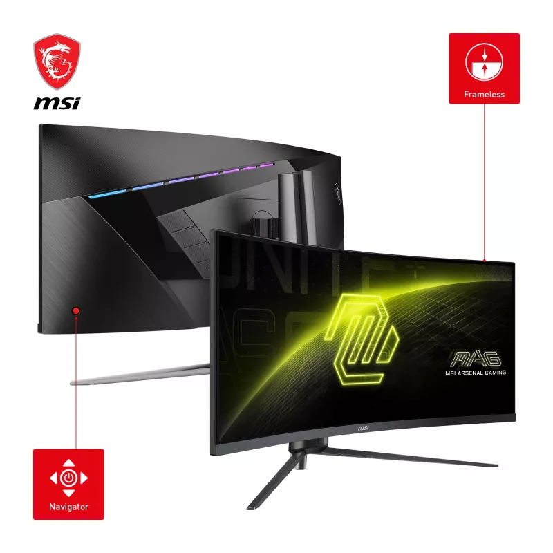 MSI MAG 345CQRDE monitor de ordenador 86,4 cm (34 pulgadas) 3440 x 1440 píxeles UltraWide Dual Quad HD negro