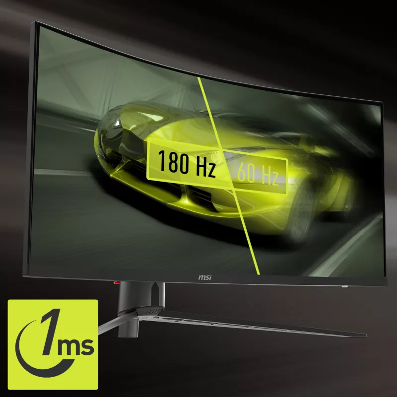MSI MAG 345CQRDE monitor de ordenador 86,4 cm (34 pulgadas) 3440 x 1440 píxeles UltraWide Dual Quad HD negro