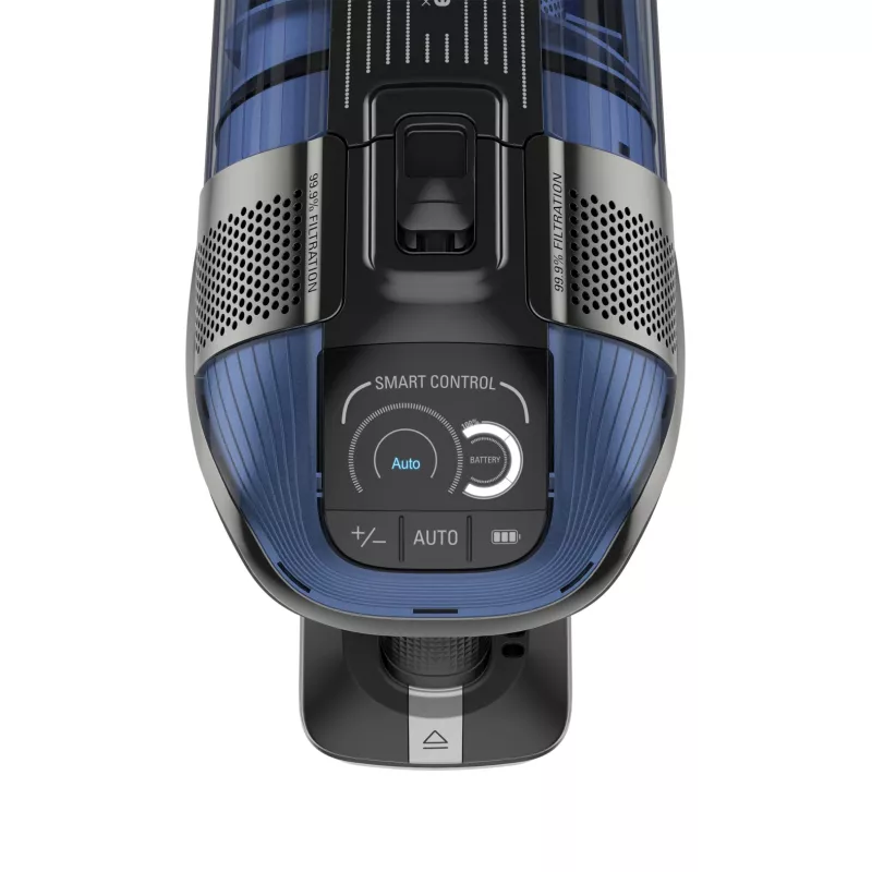 Rowenta X-Force Flex 12.60 Aqua RH98C0WO aspirador escoba sin cable 2 en 1, en seco y húmedo, sin bolsa, 320 W, 25,9 V, azul/gris
