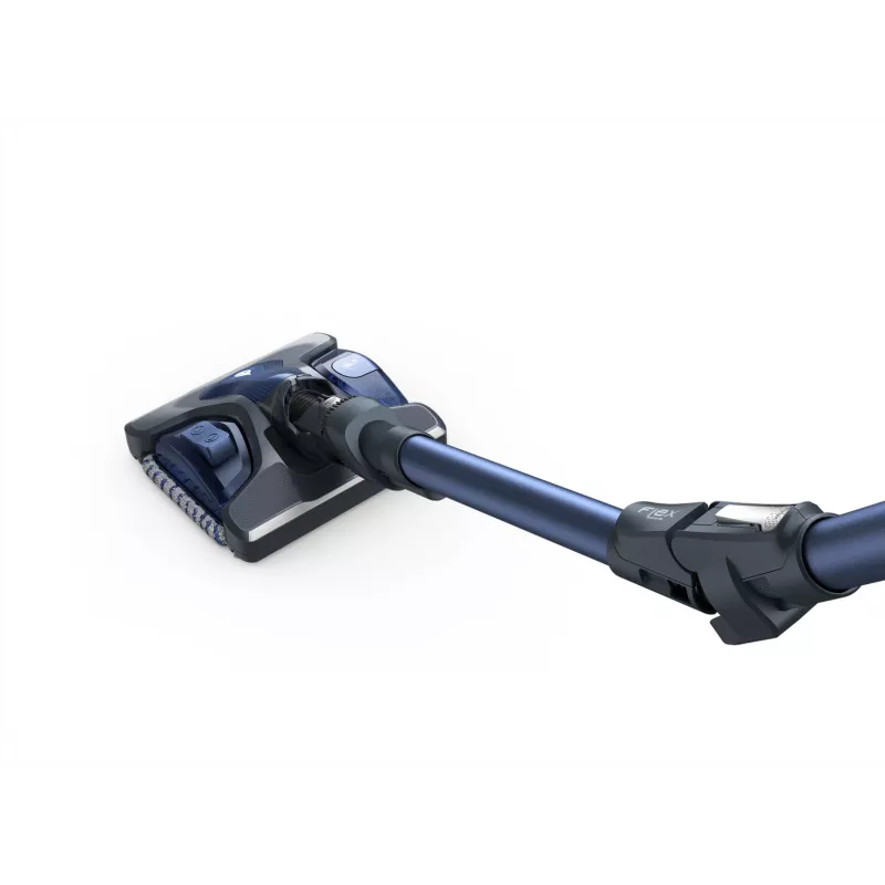 Rowenta X-Force Flex 12.60 Aqua RH98C0WO aspirador escoba sin cable 2 en 1, en seco y húmedo, sin bolsa, 320 W, 25,9 V, azul/gris