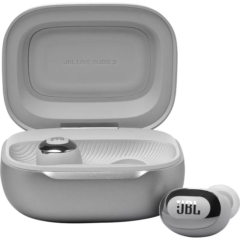 JBL Live Buds 3 auricular inalámbrico in-ear llamadas/música/deporte/día a día Bluetooth plata