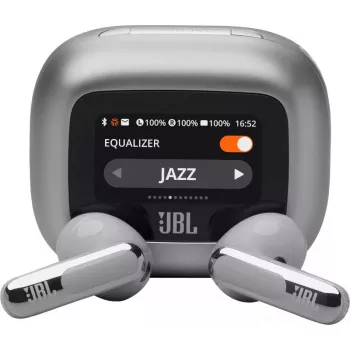 JBL Live Flex 3 auricular inalámbrico in-ear telefonía/música/deporte/día a día plata