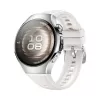 Smartwatch HUAWEI WATCH 5 — carcasa redonda de acero inoxidable de 42 mm, 1,38 pulgadas AMOLED, GPS, Bluetooth, batería de 540 mAh, carcasa beige con correa blanca
