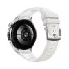 Smartwatch HUAWEI WATCH 5 — carcasa redonda de acero inoxidable de 42 mm, 1,38 pulgadas AMOLED, GPS, Bluetooth, batería de 540 mAh, carcasa beige con correa blanca