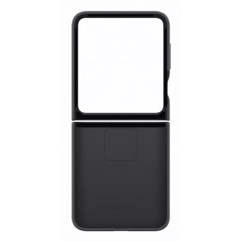 Samsung EF-PF741TBEGWW funda de silicona para Galaxy Z Flip7 FE, negra