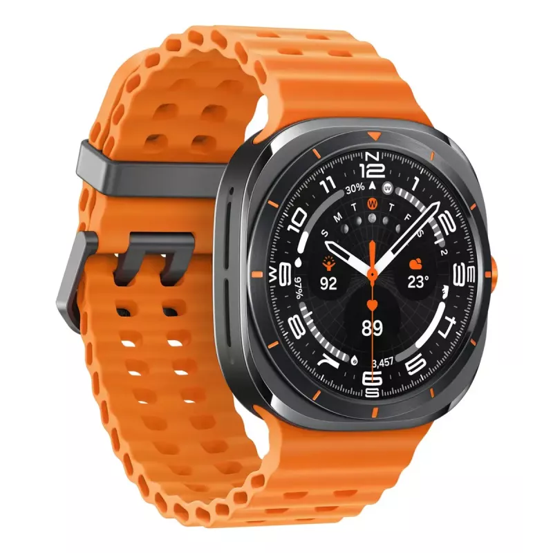 Samsung Galaxy Watch Ultra (2025) SM-L705 reloj inteligente LTE, 47 mm, pantalla táctil AMOLED de 3,81 cm (1,5 pulgadas) 480 x 480, 64 GB, Wi-Fi, GPS, gris titanio