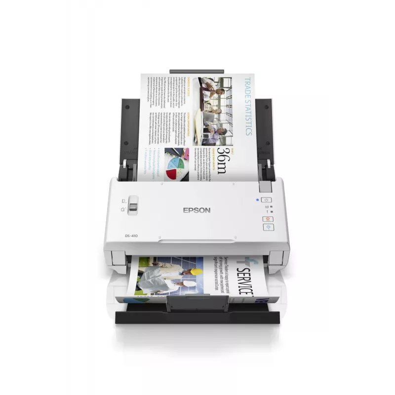Epson WorkForce DS-410 escáner de alimentación 600 x 600 DPI A4 negro, blanco