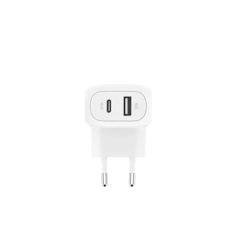 BELKIN Boostcharge 42W-30W USB-C+12W cargador de pared dual blanco