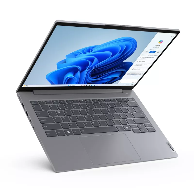 Portátil Lenovo ThinkBook 14 G7 ARP AMD Ryzen™ 5 7535HS 35,6 cm (14 inch) WUXGA 32 GB DDR5-SDRAM 512 GB SSD Wi-Fi 6E (802.11ax) Windows 11 Pro alemán gris