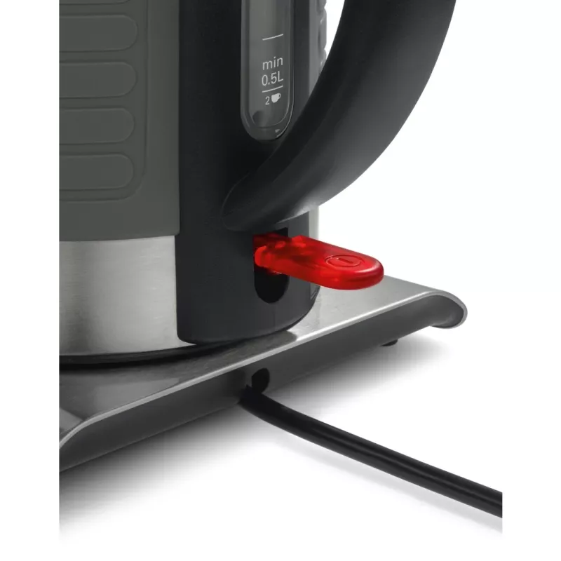 Hervidor de agua Bosch TWK7S05 1,7 L 2200 W negro, gris