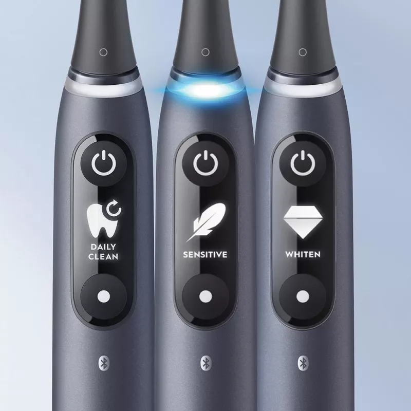 Cepillo de dientes eléctrico Oral-B iO adultos rotatorio negro