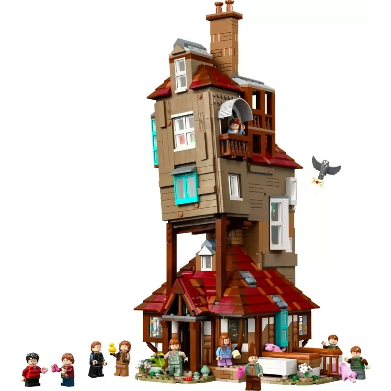 LEGO Harry Potter La Madriguera Edición Coleccionista 76437 set de construcción, 2405 piezas, 10 minifiguras, 460×250×230 mm