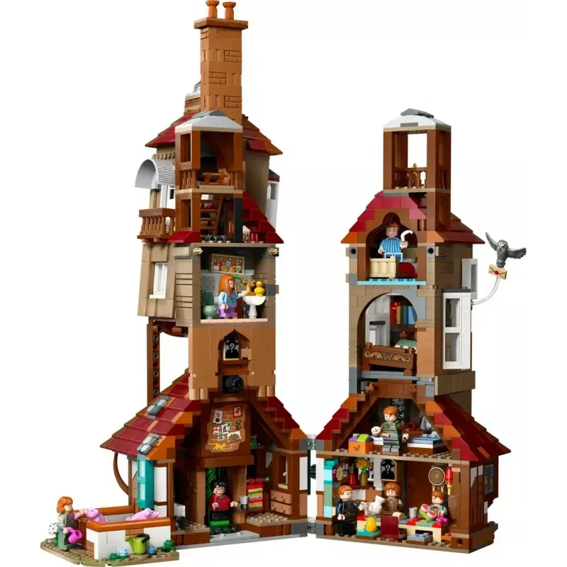 LEGO Harry Potter La Madriguera Edición Coleccionista 76437 set de construcción, 2405 piezas, 10 minifiguras, 460×250×230 mm